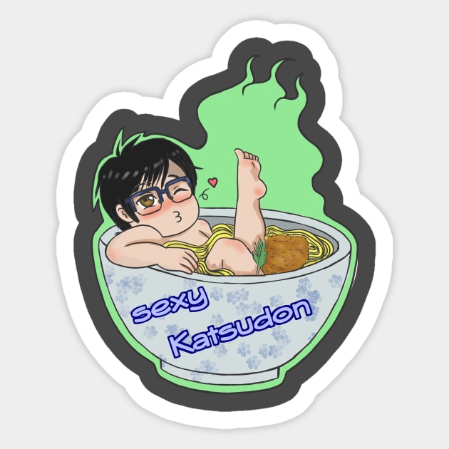 Sexy Katsudon - Yurii! on Ice Sticker by CintiaSand